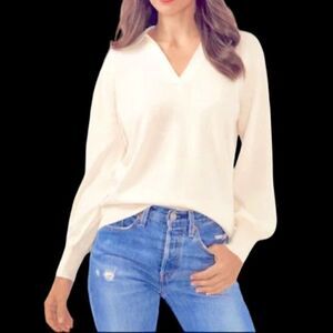 NWT Vince Camuto Women’s Pullover Collared Lightweight Sweater